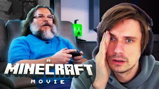 Herr Bergmann schaut die ERSTE SZENE aus dem Minecraft Film [upl. by Aissej]