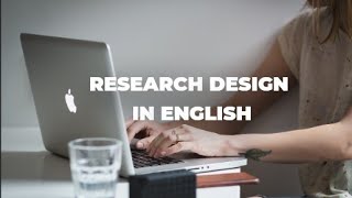 research design notes in english [upl. by Notrab600]