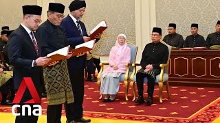 Malaysia PM Anwar reshuffles cabinet one year in [upl. by Nannerb]