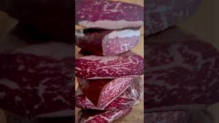 basturma food pastirma basterma delicious armenia shorts fyp dry cured beef meat love [upl. by Newob]