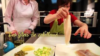 Le cabillaud en papillote recette [upl. by Jeth]