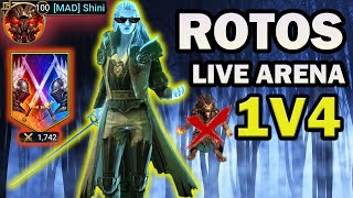 Rotos Destroys My Enemies In Live Arena  Quintus Grind Raid Shadow Legends [upl. by Sillad451]