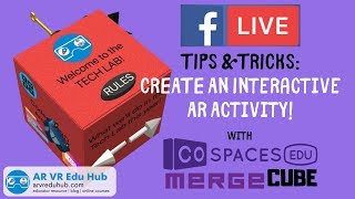 CoSpaces Edu Tips amp Tricks Create an Interactive AR Activity [upl. by Meerek]