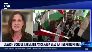 Jewish school targeted as Canada sees antisemitism rise [upl. by Semela]