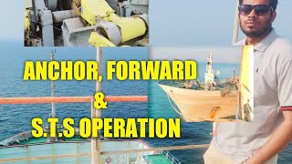 Forward Station or Forecastle Deck of a Ship anchor mooring operation parts roro ship [upl. by Tawney]