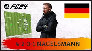 Nagelsmann 4231 Alemania EA FC 24 Tácticas [upl. by Carrnan]