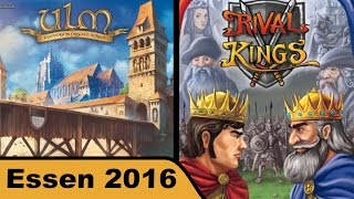 Ulm  Rival Kings  Brettspiel  Essen 2016 live [upl. by Cressi]