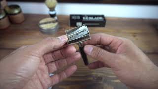 How To Load A Safety Razor [upl. by Aldred125]