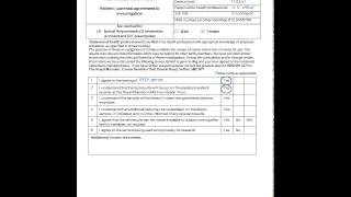 MCG ELM4  Taking consent for genetic testing [upl. by Wollis]