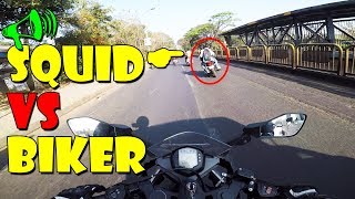 SQUID VS BIKER  KTM RC 390 ACCELERATION [upl. by Astrea484]