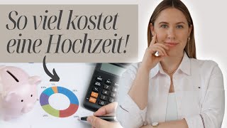 Hochzeit Budget So viel kostet eine Hochzeit  Carina Maikranz [upl. by Lleddaw]