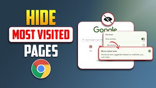 How to Hide Most Visited Websites in Google Chrome on PC  Disable Shortcuts in Google Chrome [upl. by Mihar]