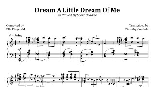 Scott Bradlee Dream A Little Dream Of You Transcription [upl. by Tarsus794]