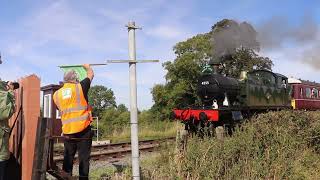 Chinnor steam gala Featuring 551897820 and 4555 [upl. by Seigler]