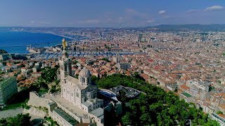 Marseille  NotreDame de la Garde La Bonne Mère amp Vieux Port Overdrive  Film 2017 [upl. by Lovel894]