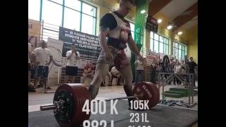 Monster Deadlift 400kg [upl. by Qooraf784]