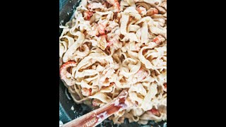 Homemade Crawfish Fettuccine [upl. by Serg]