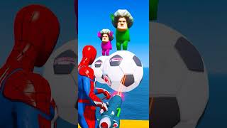 THE AMAZING SPIDERMAN BEAT DOLL SQUID GAME shorts funny gtav [upl. by Casimir547]