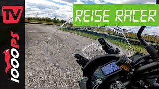 Reiseenduro am Limit  Kawasaki Versys 1000 SE  Bestzeit auf der 1000PS Teststrecke [upl. by Seroled]