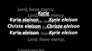 Kyrie Eleison Mass of Gods Mercy Kyrie Lord Have Mercy [upl. by Ahsahtan]