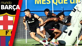 🔥 Don’t miss FC Barcelona’s last training session before they face Girona FC in LaLiga Matchday 5 [upl. by Enitsyrhc]