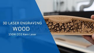 3D Laser Engraving Wood [upl. by Jacobba]