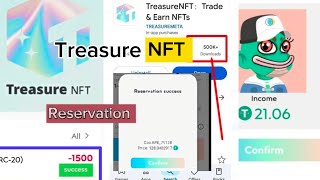 Treasure nFT Reserve and Collected Kese kren full Guide [upl. by Neerac558]