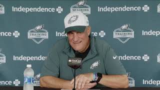 Vic Fangio meets the Philly media for another Eagles press conference [upl. by Lomasi]