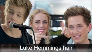 Luke Hemmings Hair Tutorial  Messy Hairstyle For Men  By Vilain Silver Fox amp Sidekick [upl. by Gahl]