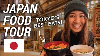 Japanese Food Tour in Tokyo Japan Ultimate Guide 🇯🇵 [upl. by Freda]