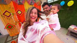 Asher ki FIRST HOLI with FAMILY [upl. by Davidde]