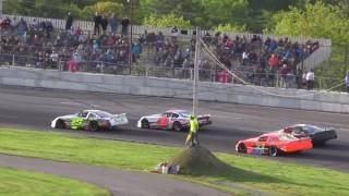 Wiscasset Speedway 2017 Coastal 200 Part 10 52817 [upl. by Ravert454]