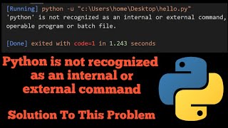 Solve Python Virtualenv is not recognized as an internal or external command  Windows [upl. by Magee]