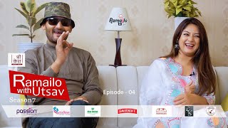 Bipin Karki amp Barsha Raut साँच्चिकै श्रीमान श्रीमती हुन्  Ramailo With Utsav Rasaili  SE7  Ep04 [upl. by Enelear]