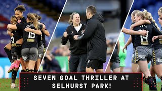 WOMENS PITCHSIDE ACCESS Crystal Palace 34 Saints  A behindthescenes look at a big three points [upl. by Enelia]