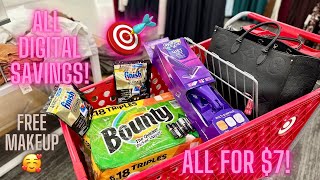 TARGET Digital Coupon Deals  Spend 50 Get 15 Gift Card Household and Beauty Stock Up Time 🎯🙌🏾 [upl. by Pokorny]