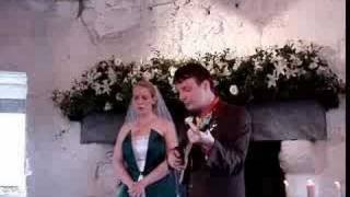 Andy Mac and his twin sister Carrie singing at her wedding [upl. by Hawthorn]