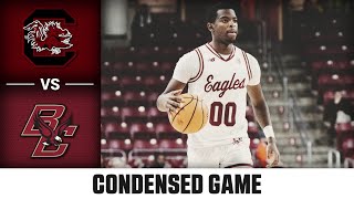 South Carolina vs Boston College Condensed Game  202425 ACC Mens Basketball [upl. by Annel596]