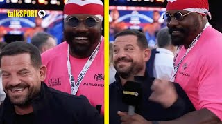 Derek Chisora GATECRASHES Spencer Oliver amp Gives Him A SHOCK During LIVE AJ Dubois Preview 😂 [upl. by Odracir]