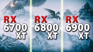 RX 6700 XT vs RX 6800 XT vs RX 6900 XT  Test in 8 Games  1440p 4k [upl. by Eleets903]