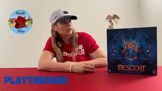 Descent Legends of the Dark Board Game Playthrough [upl. by Maharg750]