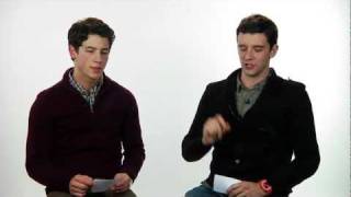 Watch Nick Jonas and Michael Urie from HOW TO SUCCEED Get to Know Each Other [upl. by Ree]