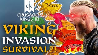 Can Northumbria Survive the VIKING INVASION of 867AD Crusader Kings 3  Viking Invasion Challenge [upl. by Olen]