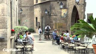 El Poble Espanyol in Barcelona a quick tour in HD  CityBlink [upl. by Aidahs]