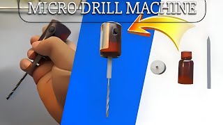 MICRO DRILL MACHINE MAKING  Easiest Way  DIY  DC MOTOR 12 V [upl. by Kerrill]