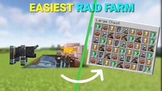 EASIEST Raid Farm in Minecraft 120 [upl. by Rochkind]