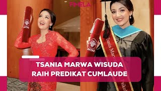 Potret Tsania Marwa saat Wisuda S2 Psikologi Raih Predikat Cumlaude [upl. by Kenwood24]