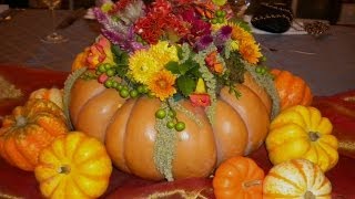 The Perfect Thanksgiving Centerpiece in a Fairy Tale Pumpkin [upl. by Dnomra]