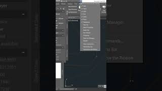 AUTOCAD CIVIL 3D Como recuperar y poner la barra de comandos barra de herramienta y menús [upl. by Wj]