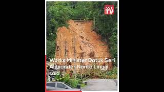 Ampang landslide Blocked drains cause overflow checks revealed [upl. by Hogg]